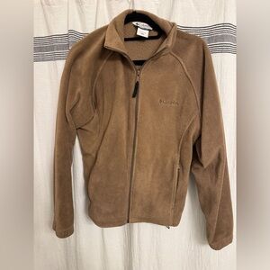 Columbia Tan Fleece Jacket